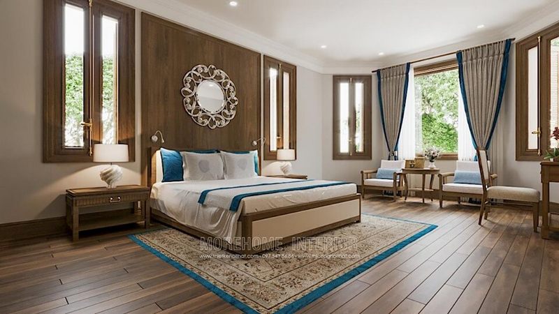 Để tạo nên sự sang trọng cho phòng ngủ, hãy trang trí nội thất bằng các